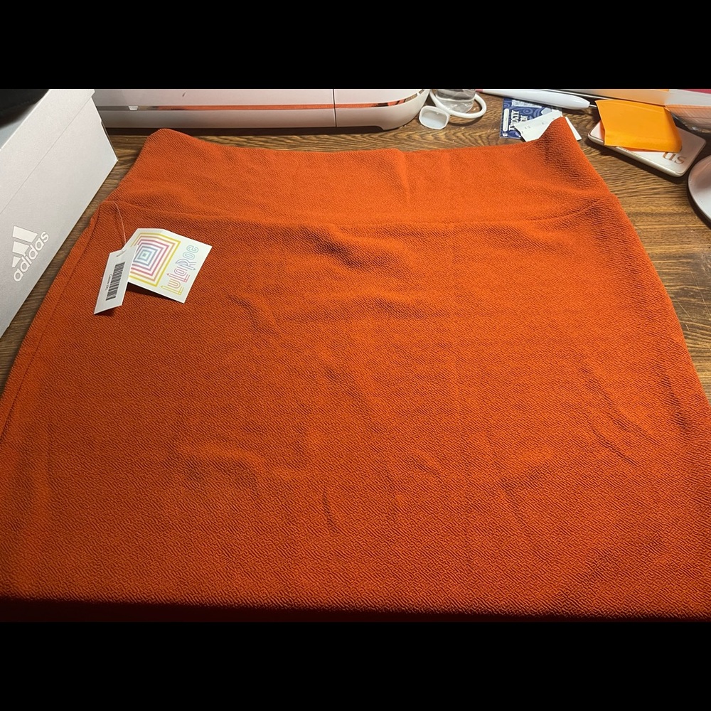 LuLaRoe Cassie Skirt. Burnt Orange. 2XL